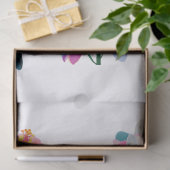 waterverf bloemen  tissuepapier (Geschenk)