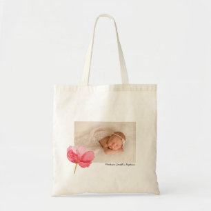 Waterverf bloemen tote bag