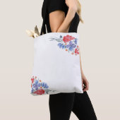 Waterverf, bloemen. tote bag (Dichtbij)