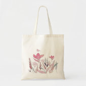 Waterverf bloemen tote bag (Voorkant)