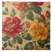 Waterverf  Bloemen Trendy Collectie Tegeltje (Voorkant)