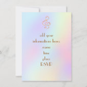 waterverf bloemen, troebel kaart (Achterkant)