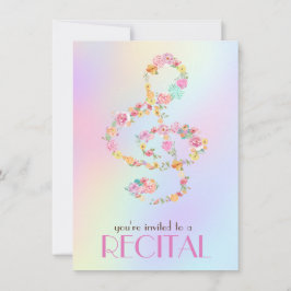 waterverf bloemen, troebel kaart