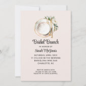 Waterverf Bloemen Trouwdouche Vrijgezellenfeest Kaart (Voorkant)