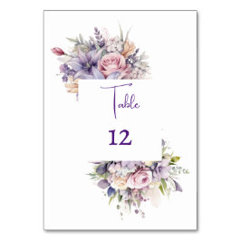 Waterverf bloemen. Trouwen. Kaart