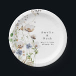 Waterverf Bloemen Trouwpapier Bord<br><div class="desc">Dit is een waterverf wildflower bruiloft papier bord met prachtige wildflower elementen en een elegant lettertype. Bewerk alle bewoordingen en alle kleuren* op deze bruiloft programma sjabloon. * de kleur van de waterverf florals zijn niet bewerkbaar // Voor overeenkomende items, bezoek dan het "ASHE" collectie in de Sincerely By Nicole...</div>