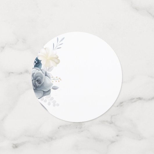 Waterverf Bloemen Trouwtafel Decor Confetti (Kleine voorkant)