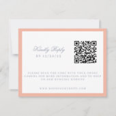 Waterverf Bloemen Tuin Party Crest Bruiloft RSVP Kaartje (Voorkant)