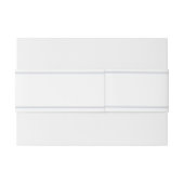 Waterverf Bloemen Tuin Party Crest Uitnodigingen Wikkel (Achterkant Voorbeeld)