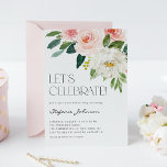 Waterverf Bloemen Tuin Zoet Zestien Kaart<br><div class="desc">Nodig gasten uit voor uw evenement met deze aanpasbare zoete 16 verjaardagsfeestuitnodiging. Het beschikt over waterverf bloemboeket van roze en witte bloemen en groen. Personaliseer deze bloemenzoete zestien uitnodiging door uw evenementgegevens toe te voegen. Deze waterverf bloemenuitnodiging is ideaal voor lenteevenementen.</div>