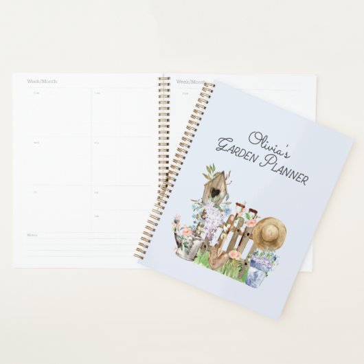Waterverf Bloemen Tuinieren Tools Tuin Planner (Display)