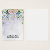 Waterverf bloemen Verdien weergavekaarten Visitekaartje (Voorkant /achterkant)