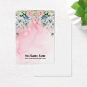 Waterverf bloemen Verdien weergavekaarten Visitekaartje (Bureau)
