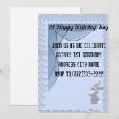 Waterverf Bloemen Verjaardag Gift Bag, verjaardags Feestdagenkaart (Voorkant / Achterkant)