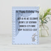 Waterverf Bloemen Verjaardag Gift Bag, verjaardags Feestdagenkaart (Staand voorkant)