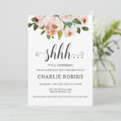 Waterverf Bloemen Verjaardag Kaart (Staand voorkant)