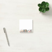 Waterverf bloemen vlinder boeken post-it® notes (Kantoor)