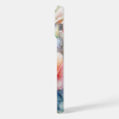 Waterverf Bloemen & Vlinderdans iPhone Hoesje (Linkerkant)