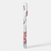 Waterverf Bloemen & Vlinderdans iPhone Hoesje (Rechterkant)