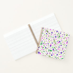 Waterverf bloemen voor mama Notitieboek