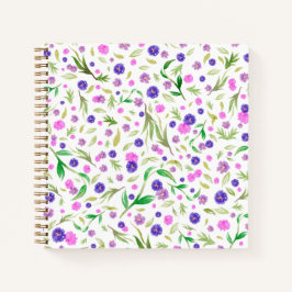 Waterverf bloemen voor mama |  Notitieboek