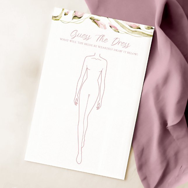 Waterverf Bloemen Vrijgezellenfeest Jurk Spel (Creator heeft geüpload)