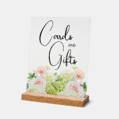 Waterverf Bloemen Vrijgezellenfeest Kaarten en ges Acryl Bord (Hoek)