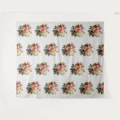 Waterverf bloemen wandkleed (Voorkant (horizontaal))