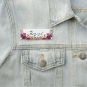 Waterverf Bloemen Weerstaan Politiek Naamplaatje (In situ)