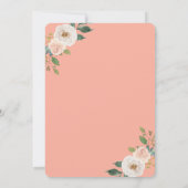 Waterverf Bloemen Wijnbrunch & Bubbels Kaart (Achterkant)