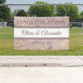 Waterverf Bloemen Wildbloemen Huwelijksreceptie Spandoek (Insitu)