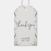 Waterverf Bloemen Wildflower Spring Bruids bruilof Cadeaulabel (Voorkant)