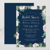 Waterverf Bloemen Wit Groen Vrijgezellenfeest Kaar Kaart (Voorkant / Achterkant)