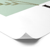 Waterverf Bloemen Witte Daisy Flower Market Poster (Hoek)