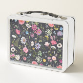 Waterverf Bloemen: Zacht zomerpatroon. (Achterkant)