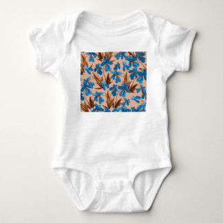 Waterverf Bloemen Zomer Print Patroon Romper