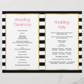 Waterverf bloemen zwart wittrouwprogramma (Achterkant)