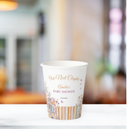 Waterverf Bloemenboek Thema Baby shower Papieren Bekers