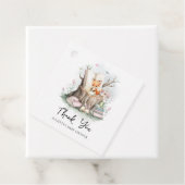 Waterverf Bloemenboeken Baby shower Dank u Bedankjes Labels (In situ)