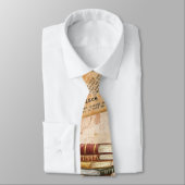 Waterverf Bloemenboekenliefhebber Herfst Stropdas (Gebonden)