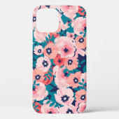 Waterverf Bloemenboeket: Pioenrozen. Case-Mate iPhone Case (Achterkant)