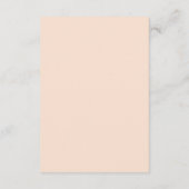 Waterverf bloemenboter geel Trouwdetails Informatiekaartje (Achterkant)