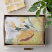 Waterverf bloemenbruiloft glitter tissuepapier (Geschenk)