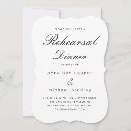 Waterverf Bloemenbruiloft repetitie diner Kaart (Voorkant)