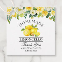 Waterverf Bloemencitroenen Limoncello plein