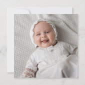 Waterverf Bloemendoop Gouden Kruis Kaart (Achterkant)