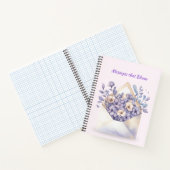 Waterverf Bloemenenvelop - Schattige Notitieboek (Binnen)