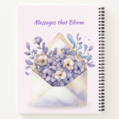 Waterverf Bloemenenvelop - Schattige Notitieboek (Achterkant)