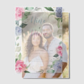 Waterverf Bloemengroen Spaans Geslacht Reveal Vellum Uitnodigingen (Offset (Koppel))