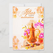 Waterverf bloemeniftar feestuitnodiging kaart (Voorkant)